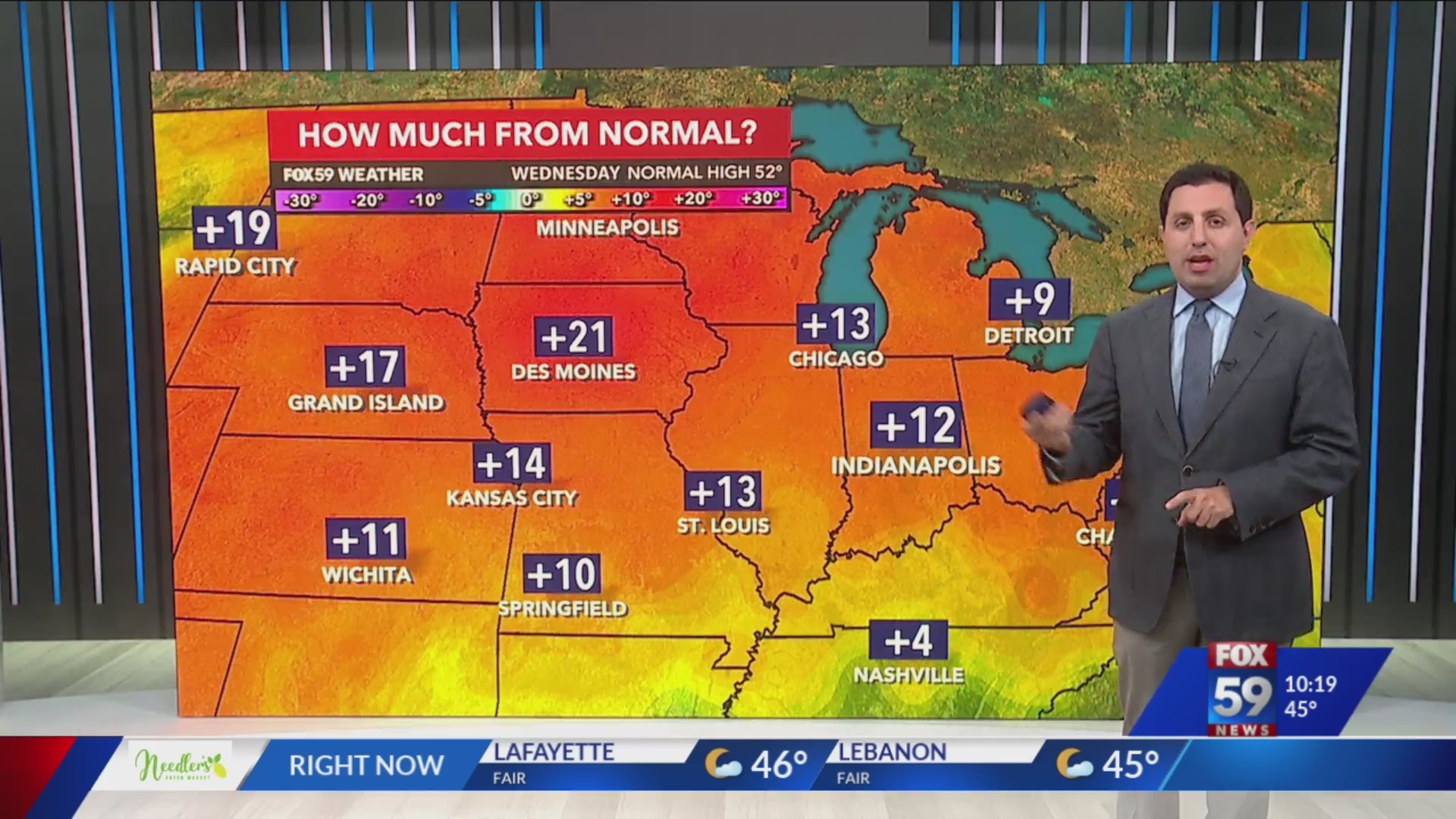 Even milder weather expected this week – Fox 59