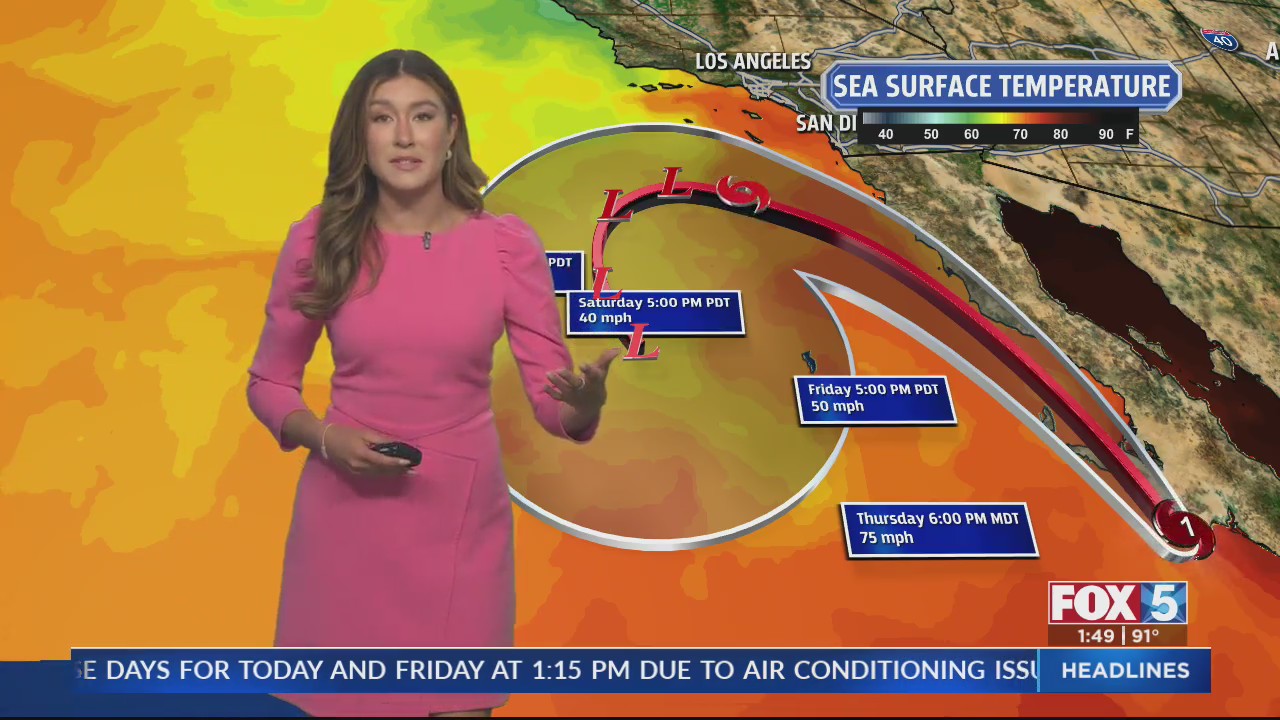 Tracking Hurricane Kay – FOX 5 San Diego & KUSI News