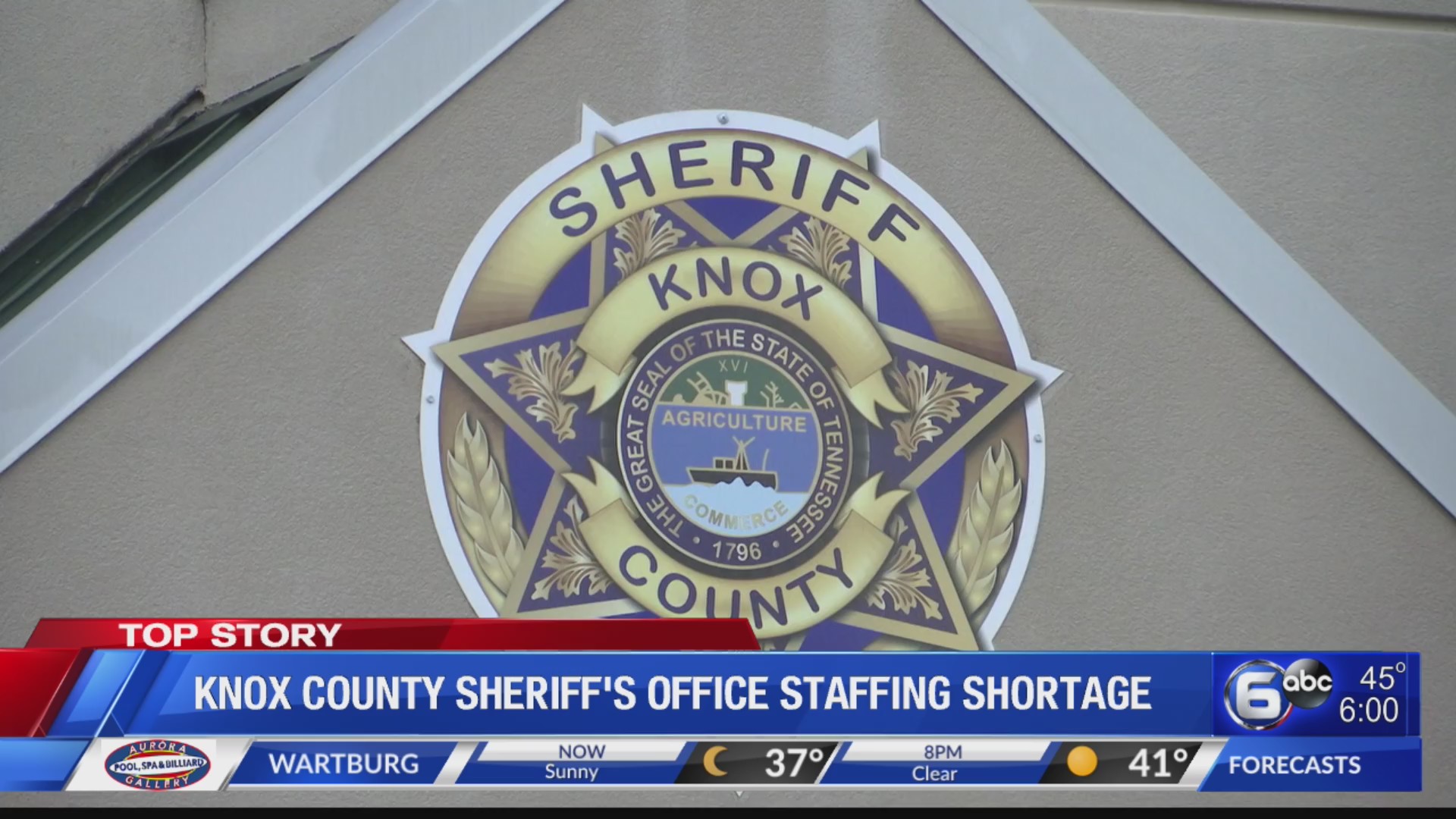 Knox County Sheriff’s Office staffing shortage – WATE 6 On Your Side