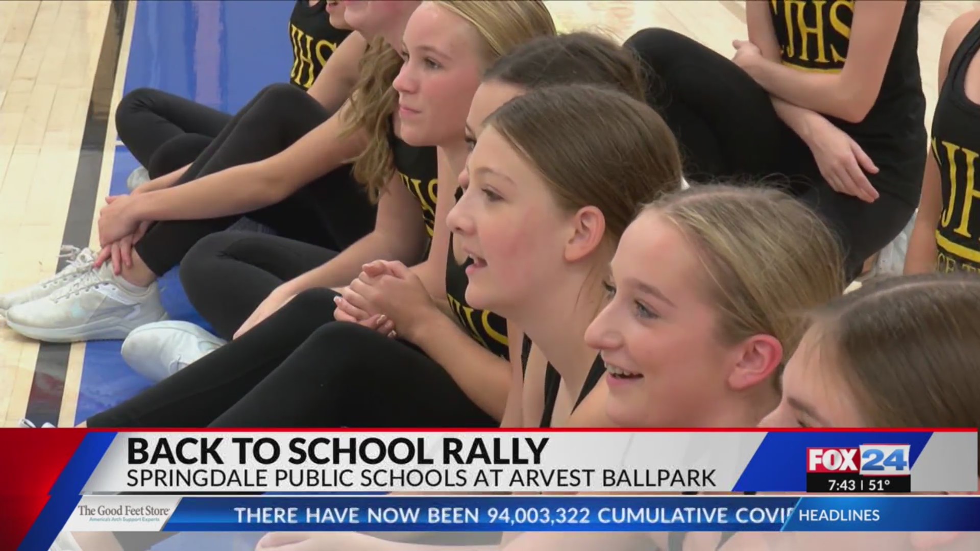 Springdale students practice for Back to School Rally KNWA FOX24