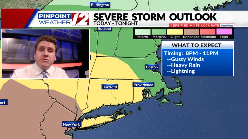 Weather Now: Isolated Strong to Severe Storms Possible This Evening ...