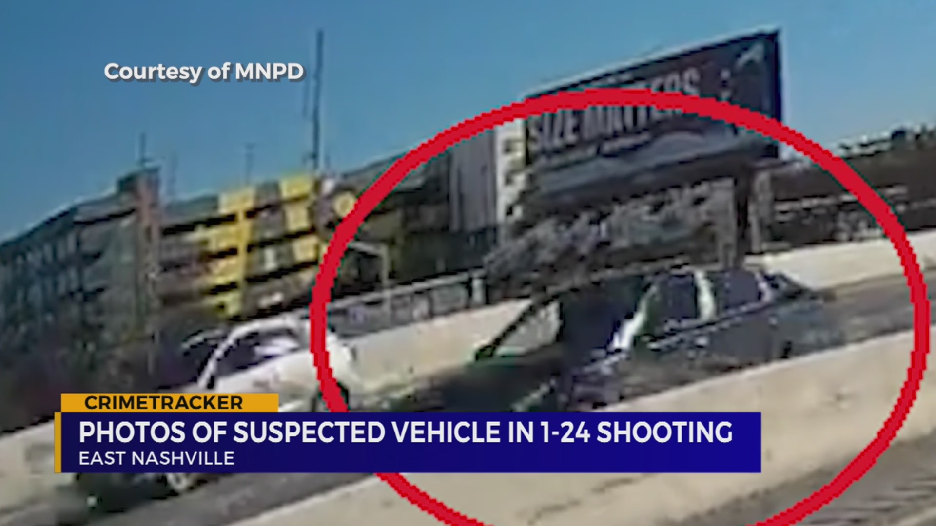 Metro police release photos of suspect vehicle in deadly I24 shooting