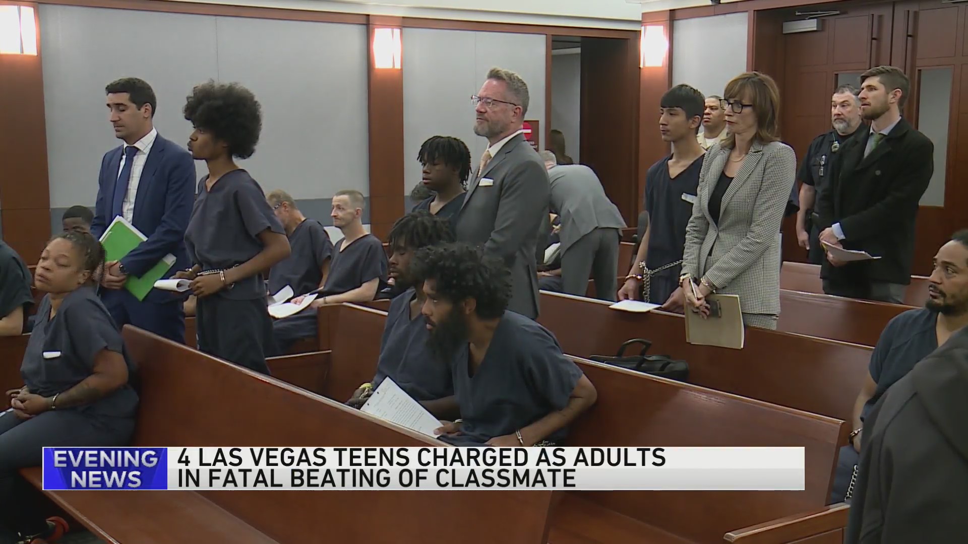 4 Las Vegas teens charged as adults in fatal beating of classmate – WGN-TV