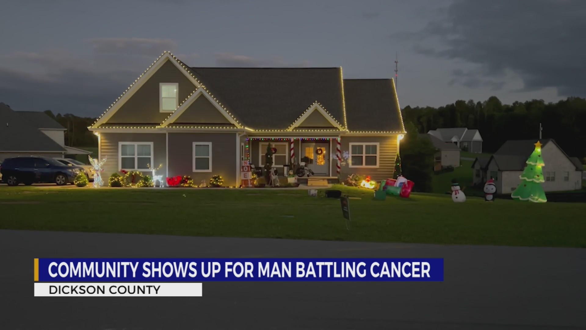 Community shows up for Dickson County man battling cancer – WKRN News 2