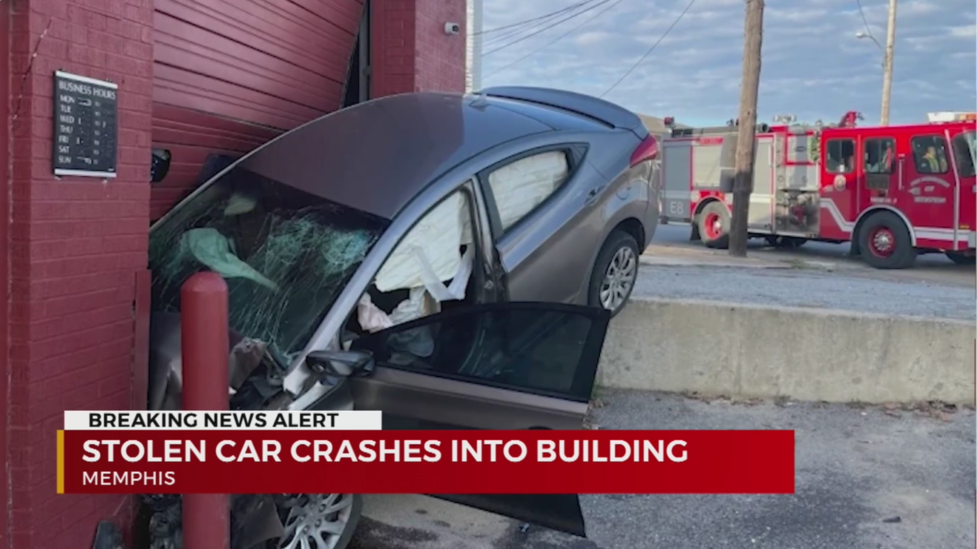 4 arrested after stolen car crashes into building – WKRN News 2