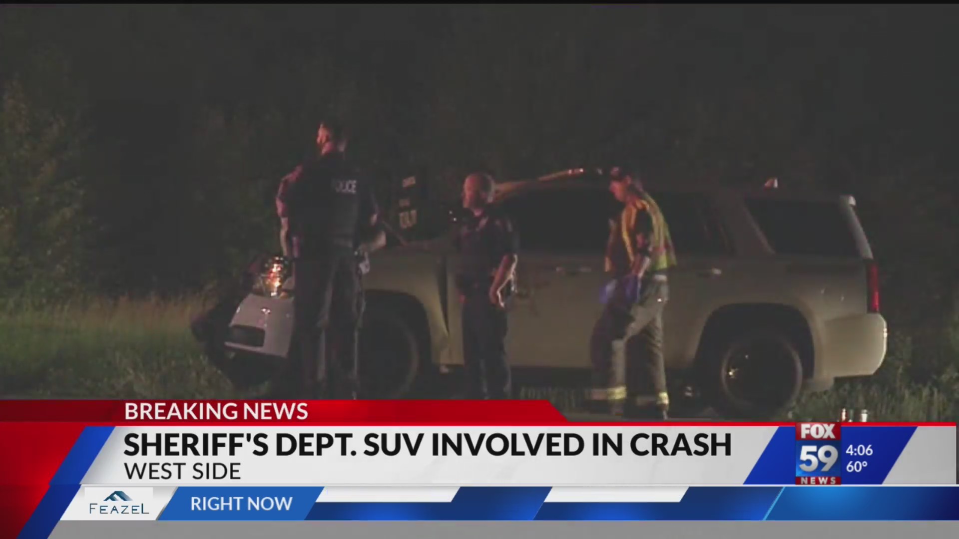 Sheriff’s deputy SUV involved in crash – Fox 59