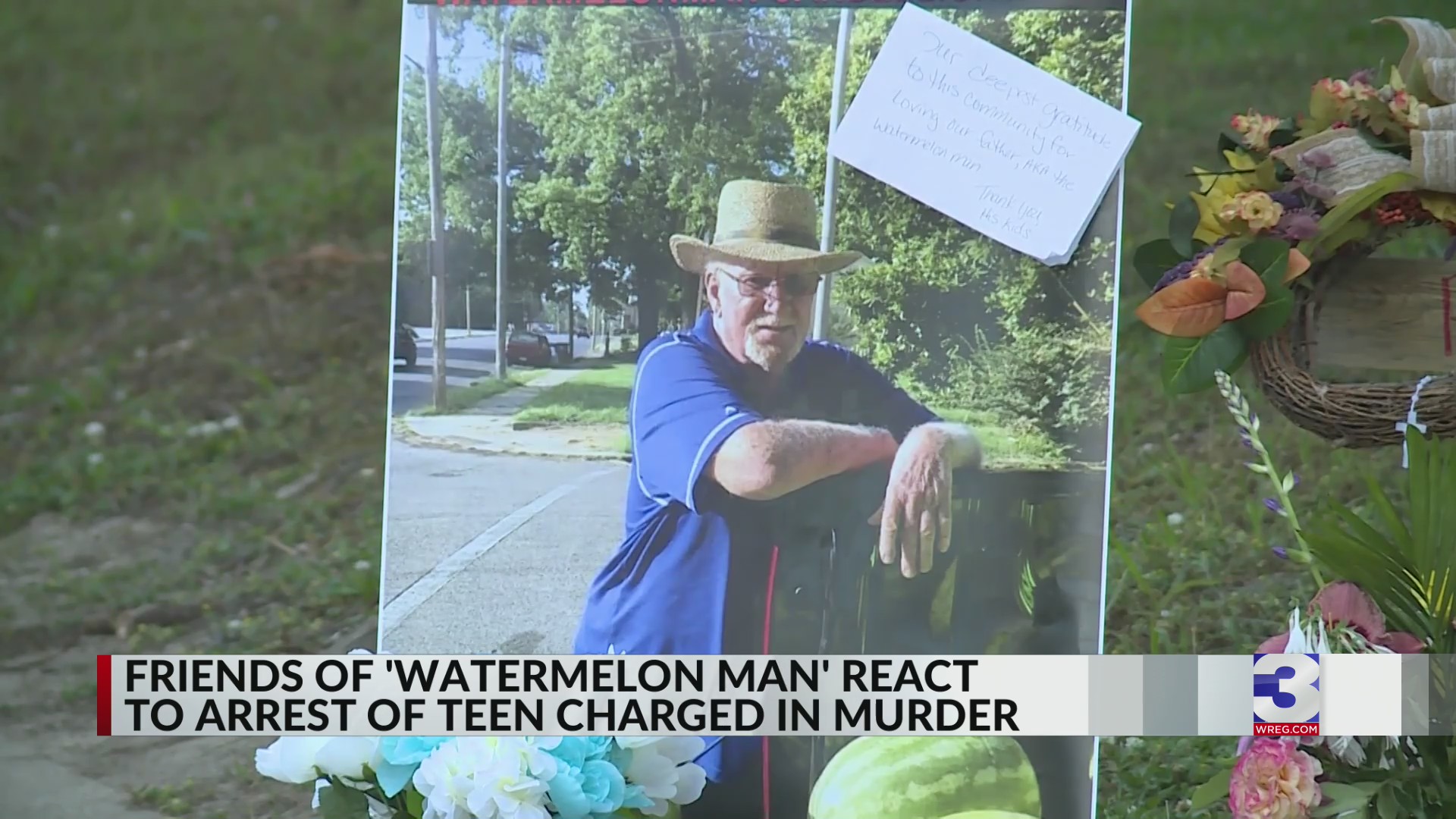 Neighbors, friends mourn the Watermelon Man