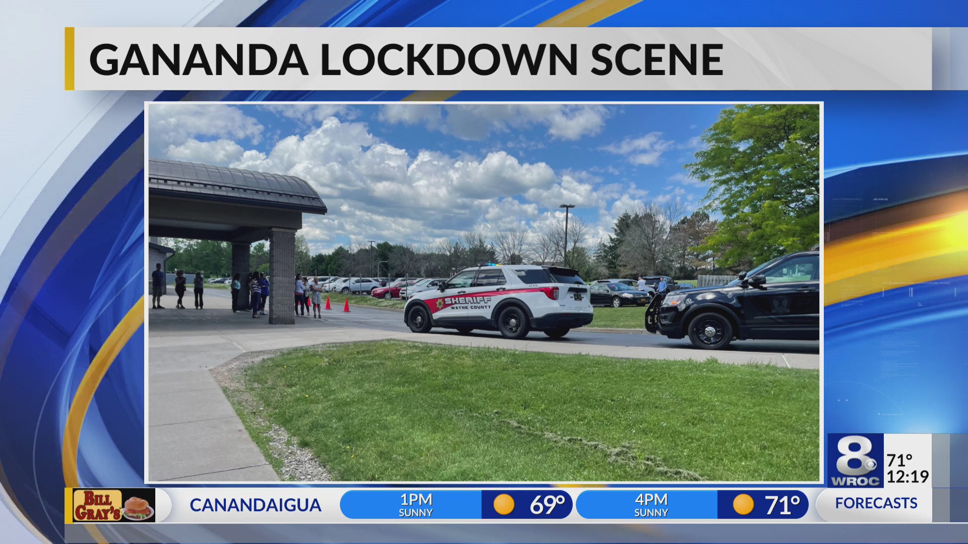 Gananda Middle School in lockdown, police say all are safe — June 3