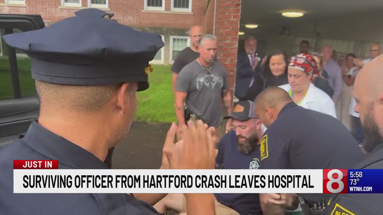 Surviving officer from deadly Hartford crash released from hospital ...