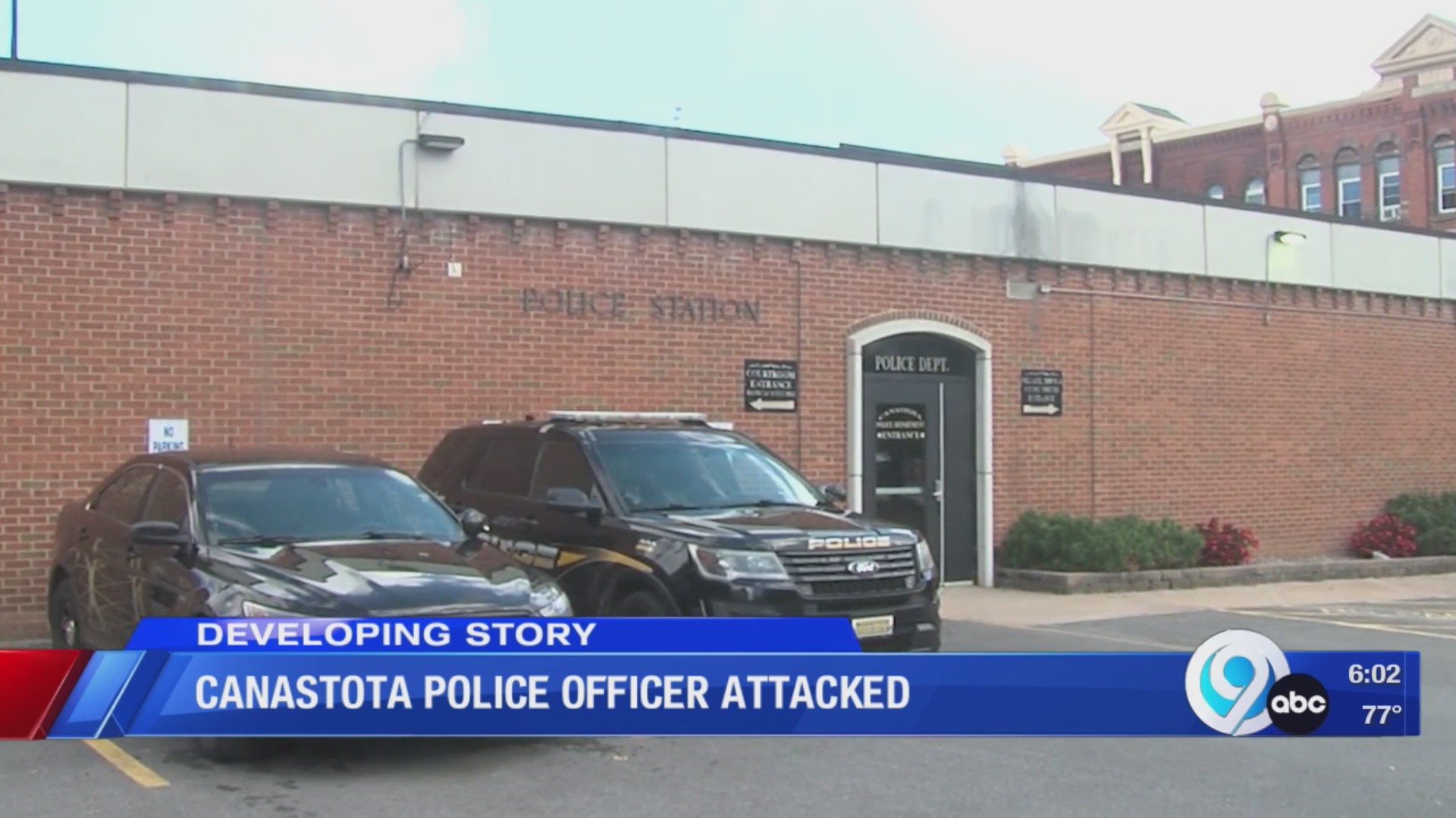 Canastota Police officer attacked WSYR