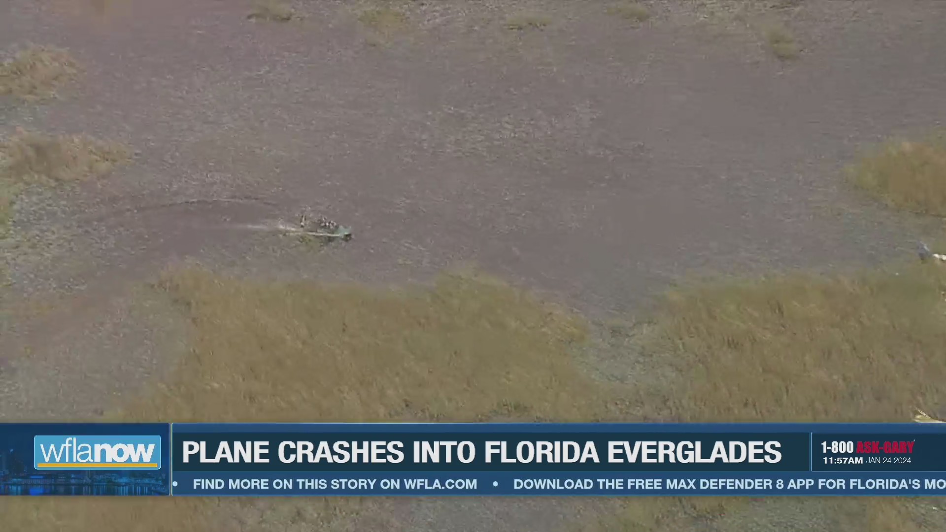 Two dead after plane crashes in the Florida Everglades WFLA