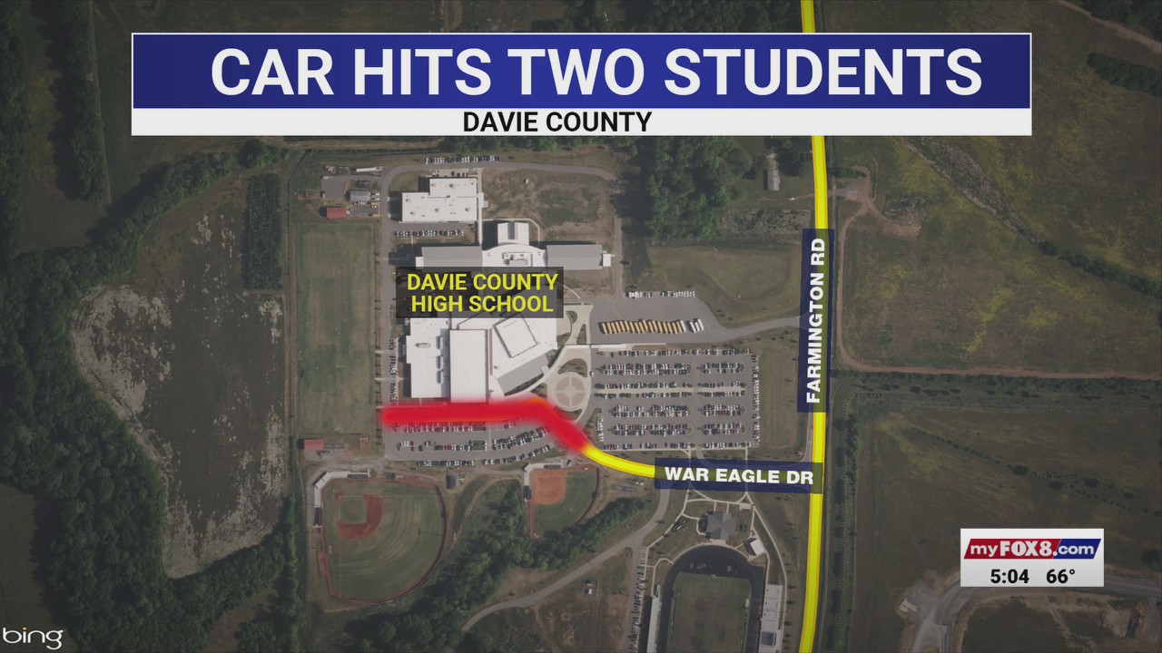 2 Davie County High School students hit by car, principal says FOX8 WGHP