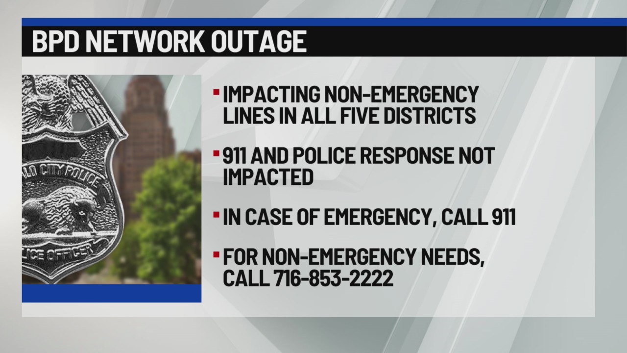 Buffalo Police Department experiencing nonemergency phone line outage