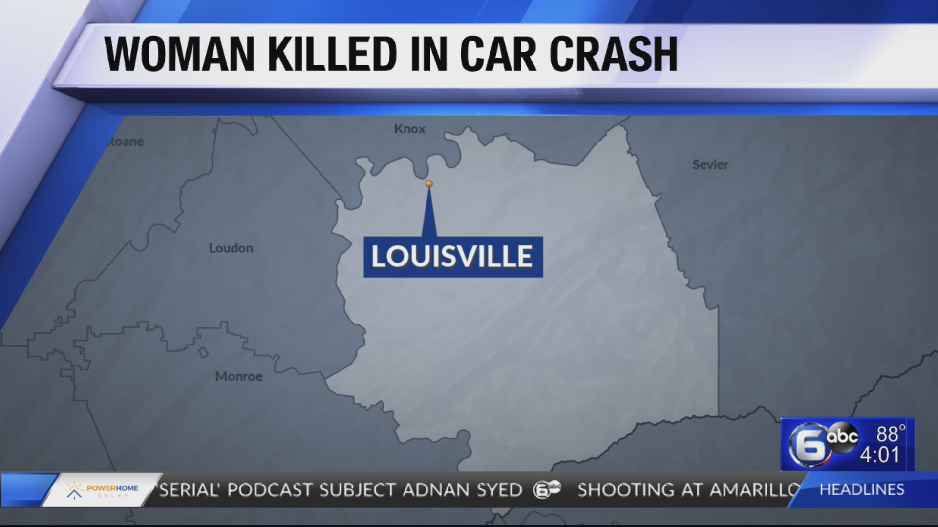 Seymour woman killed in car crash – WATE 6 On Your Side
