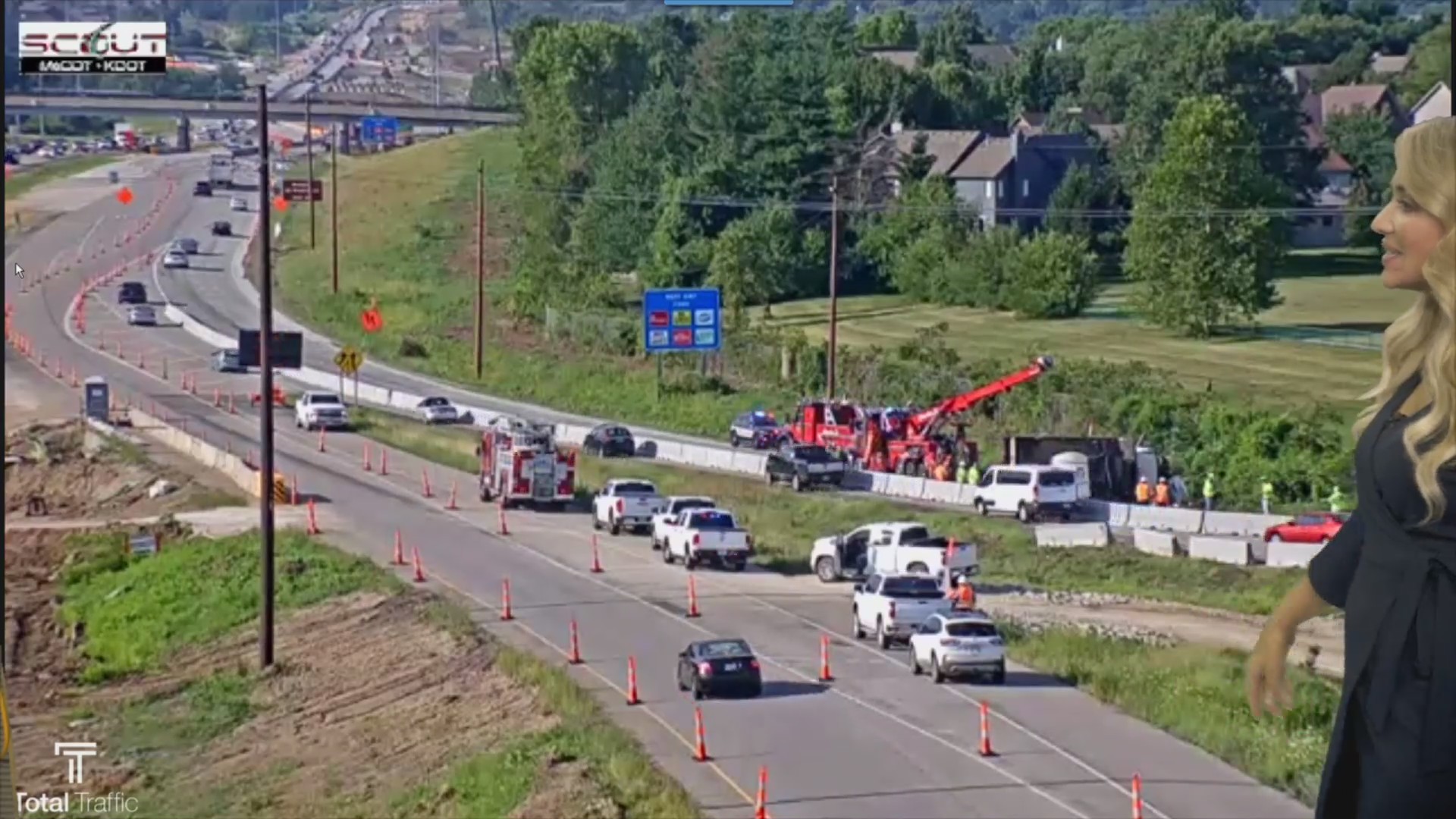 Semi crash causes traffic backup on SB 69 Highway – FOX 4 Kansas City ...