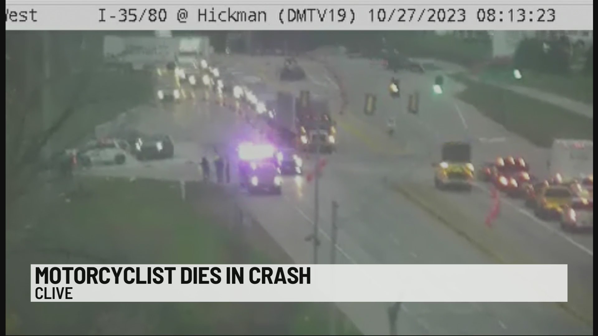 Motorcyclist killed in crash on Hickman Road in Clive