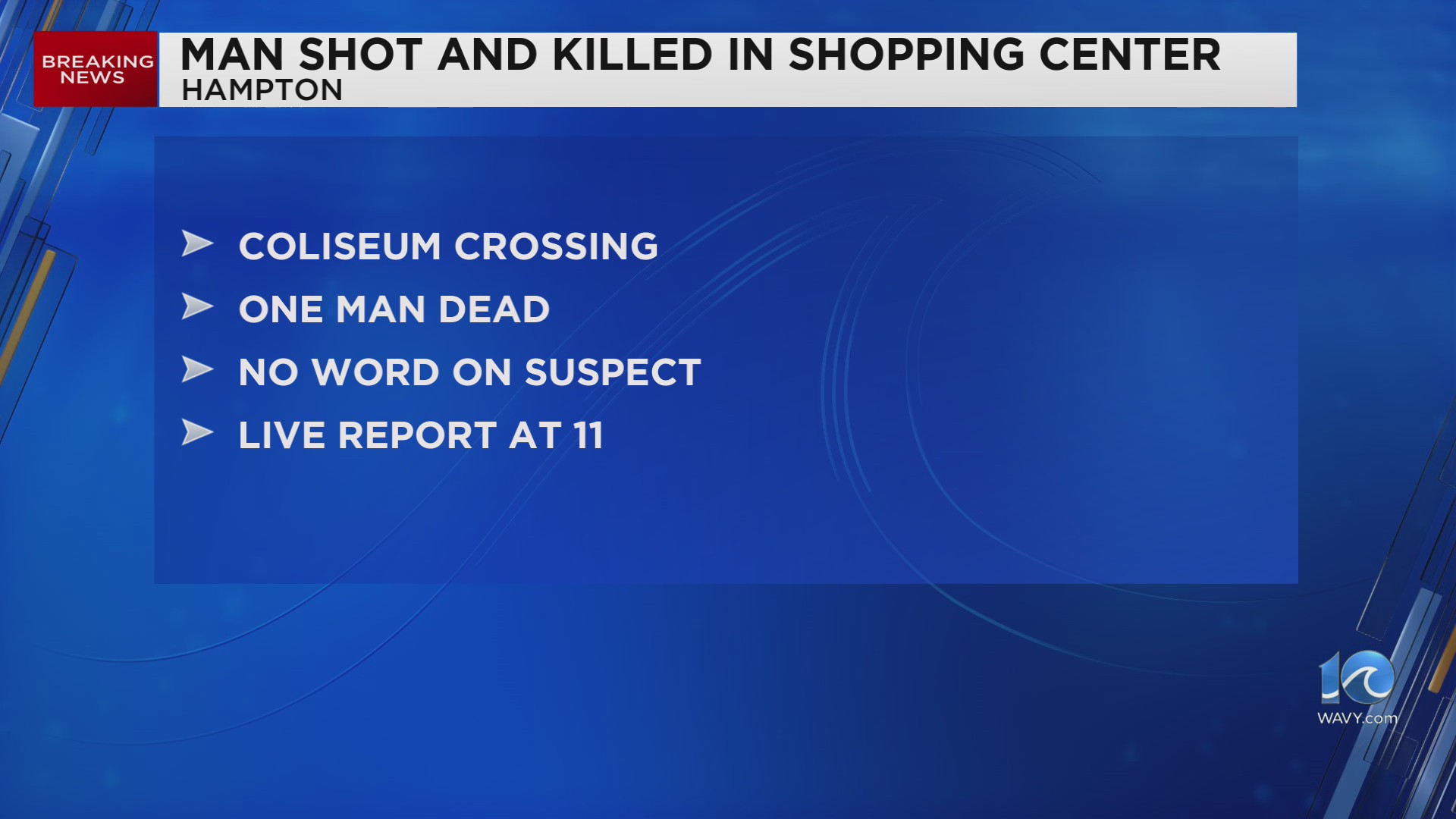 Police: one man is dead on Valentine’s Day after shooting in Hampton ...