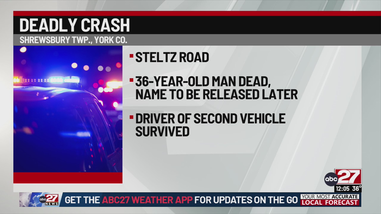 One killed in overnight York County crash – ABC27