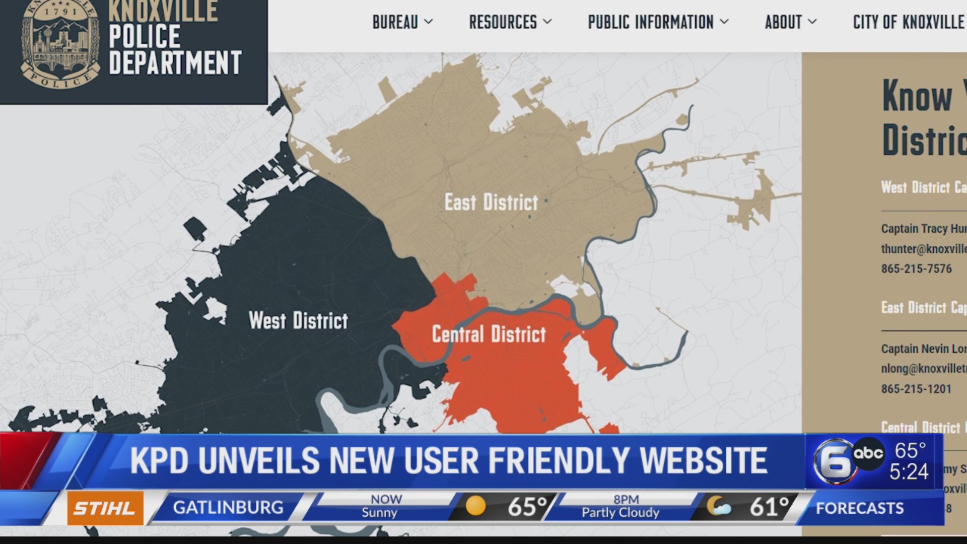 KPD Unveils New User Friendly Website – WATE 6 On Your Side