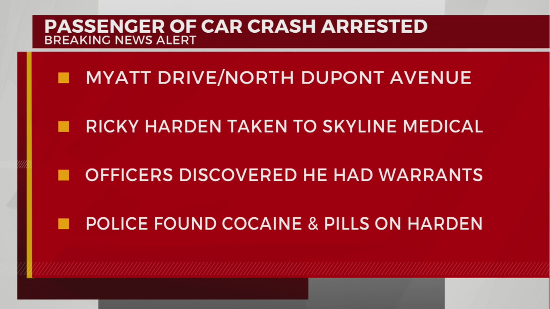 Passenger involved in crash arrested – WKRN News 2