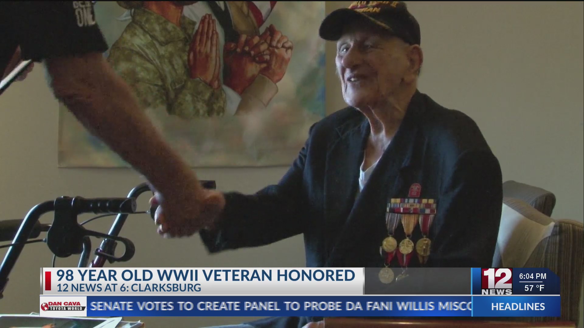 Clarksburg American Legion honors World War II veteran