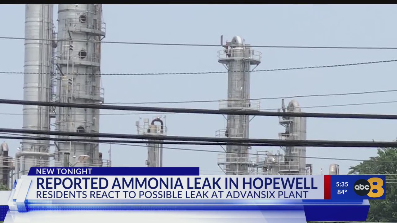 Reported ammonia leak in Hopewell WRIC ABC 8News