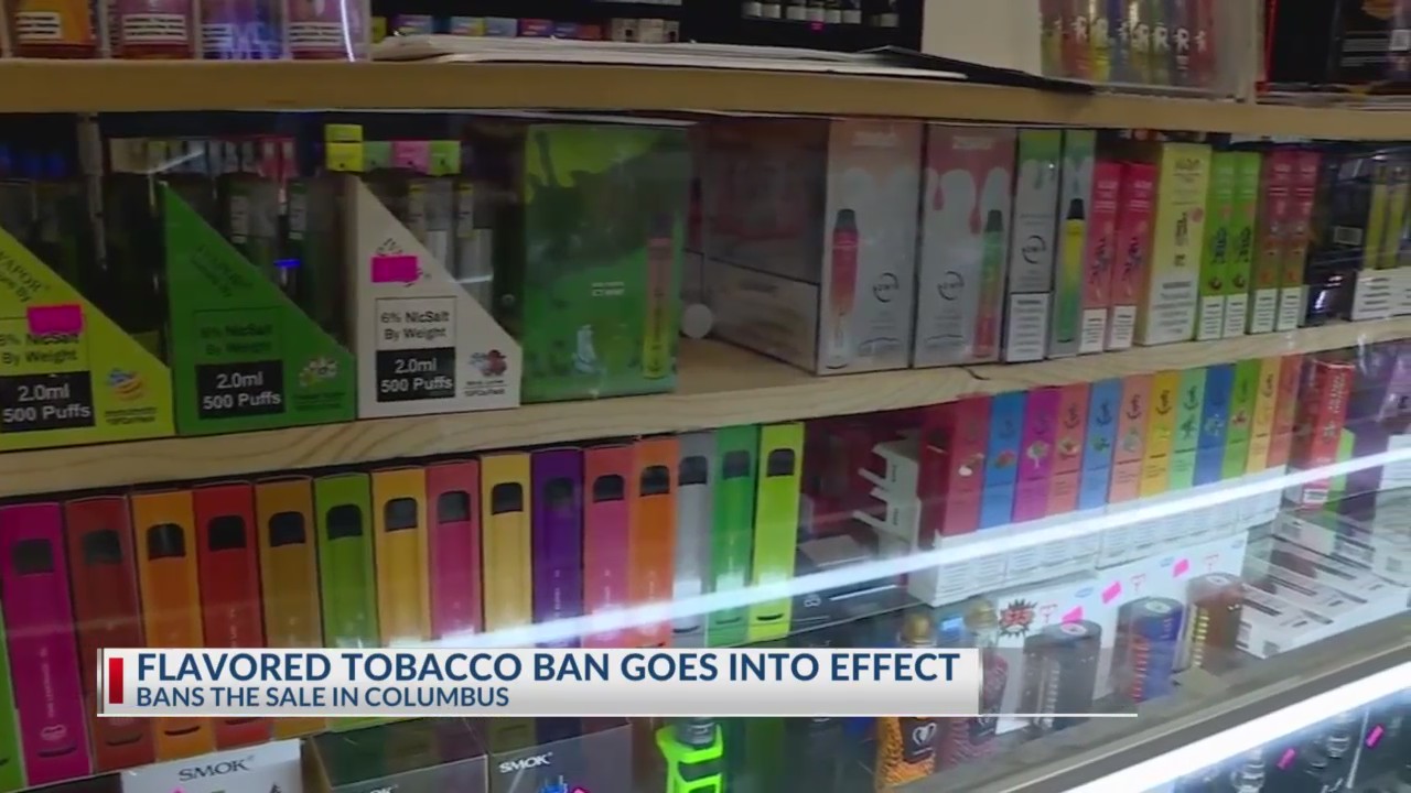 Flavored tobacco bans take effect in Columbus, other central Ohio