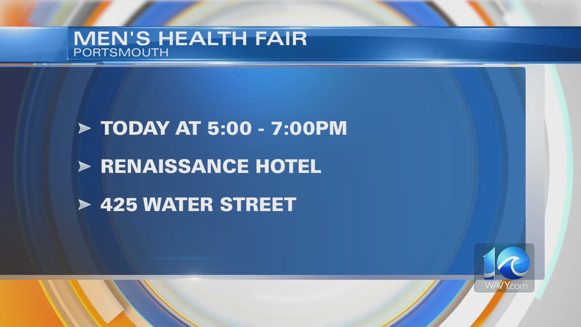 Men’s health fair coming to Portsmouth Thursday