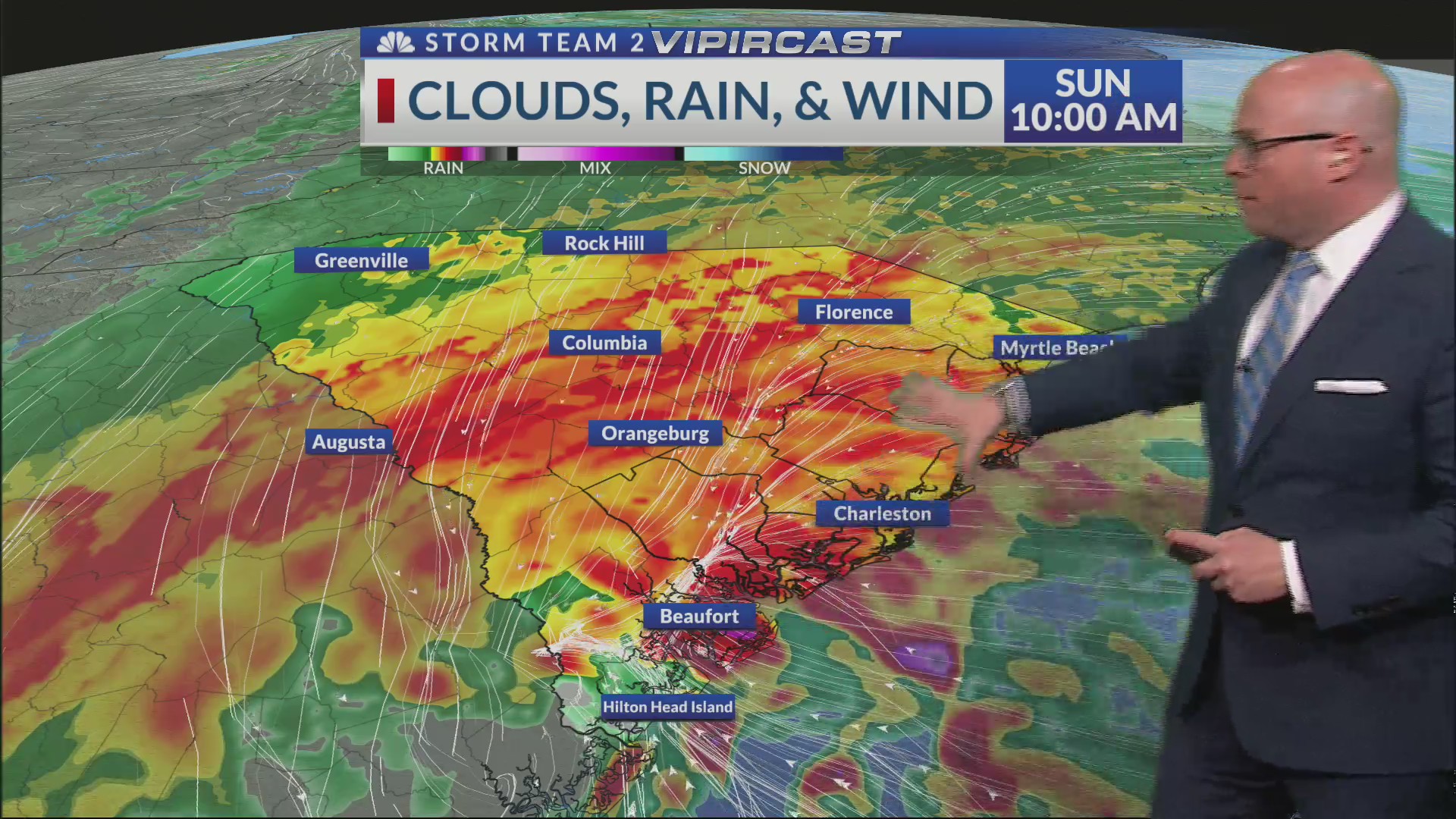 Coastal storm brings heavy rain, gusty winds to the Lowcountry on ...