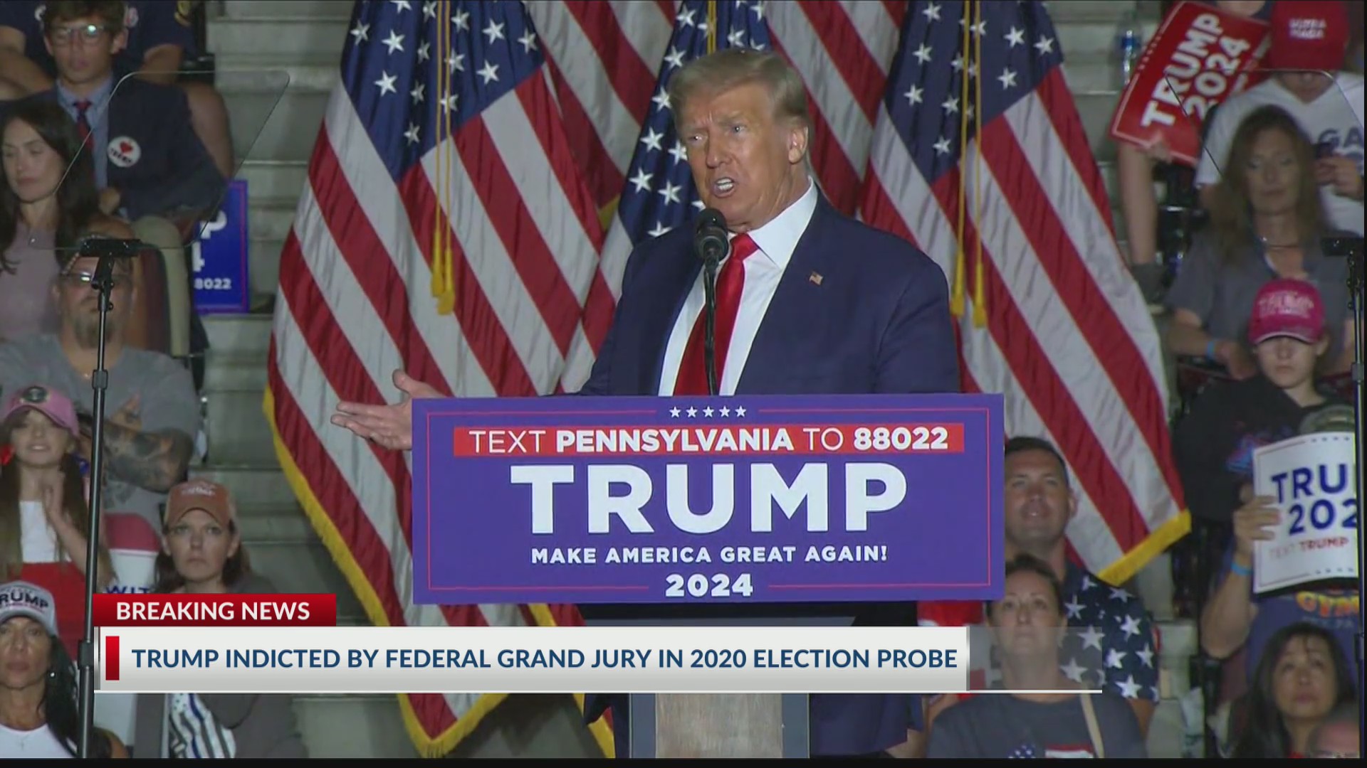 Trump indicted by federal grand jury in 2020 election probe – WSAV-TV
