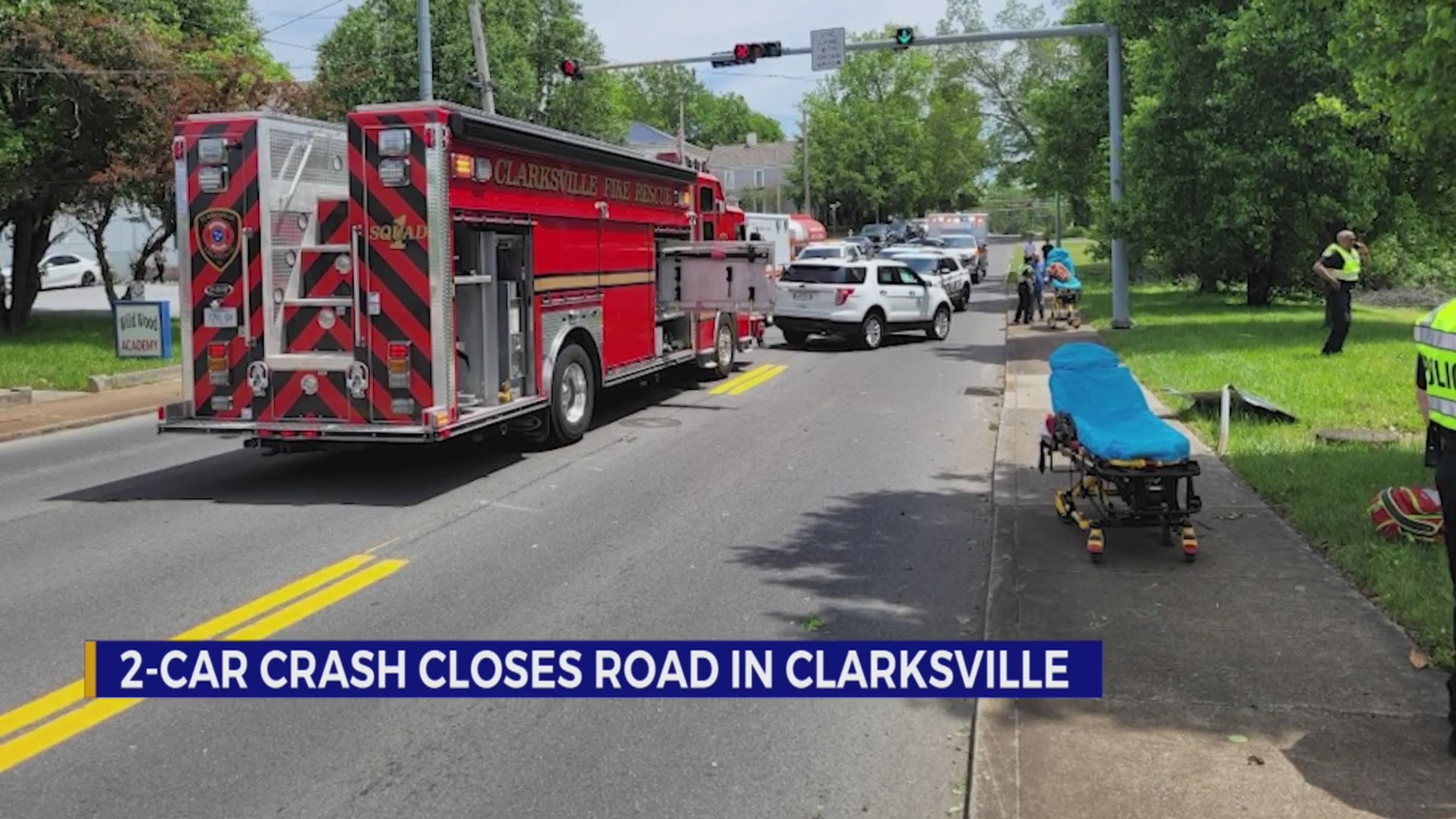 Injuries reported after 2-car crash in Clarksville – WKRN News 2