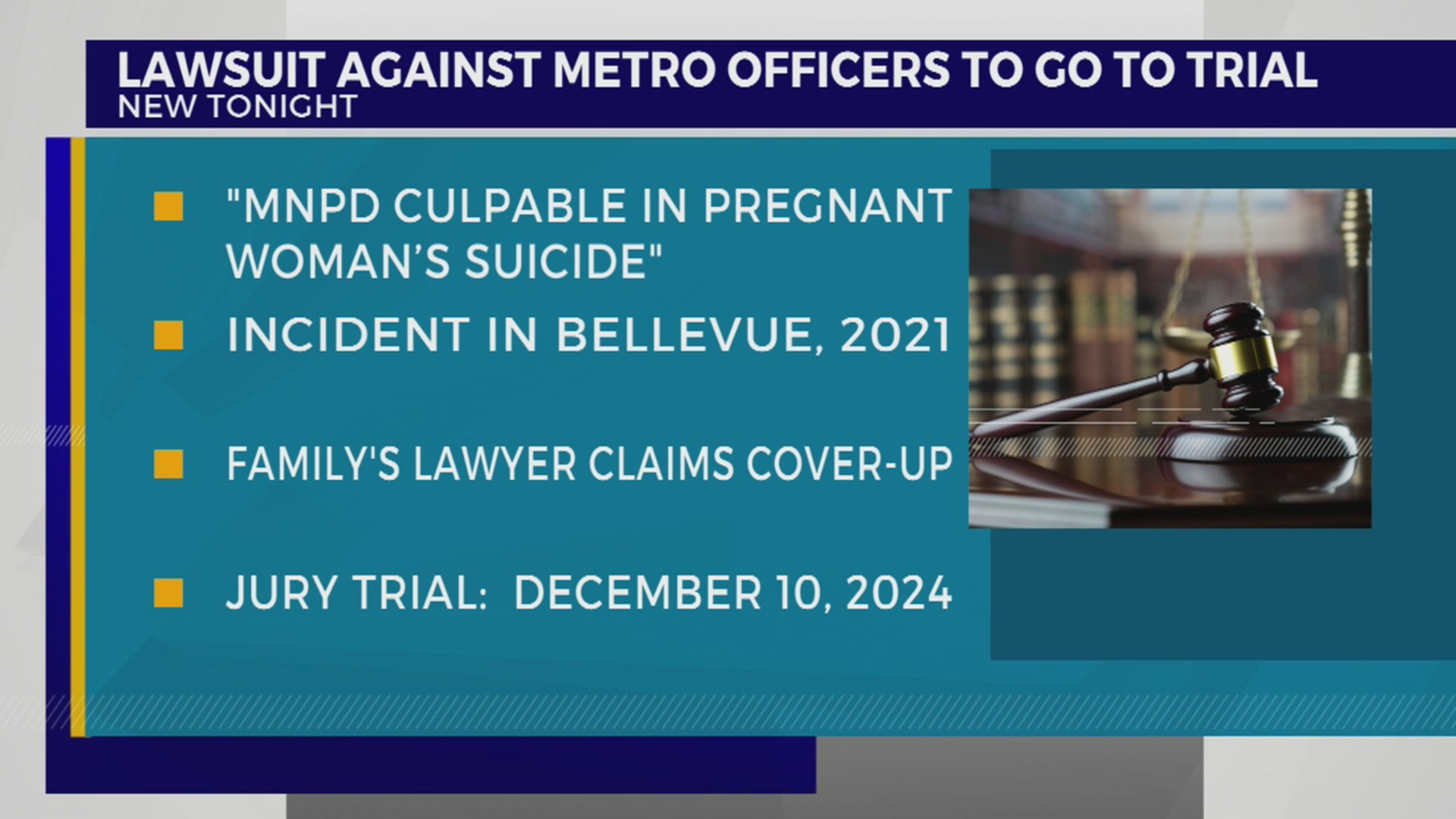 Lawsuit claiming Metro officers were culpable in woman’s suicide to go ...