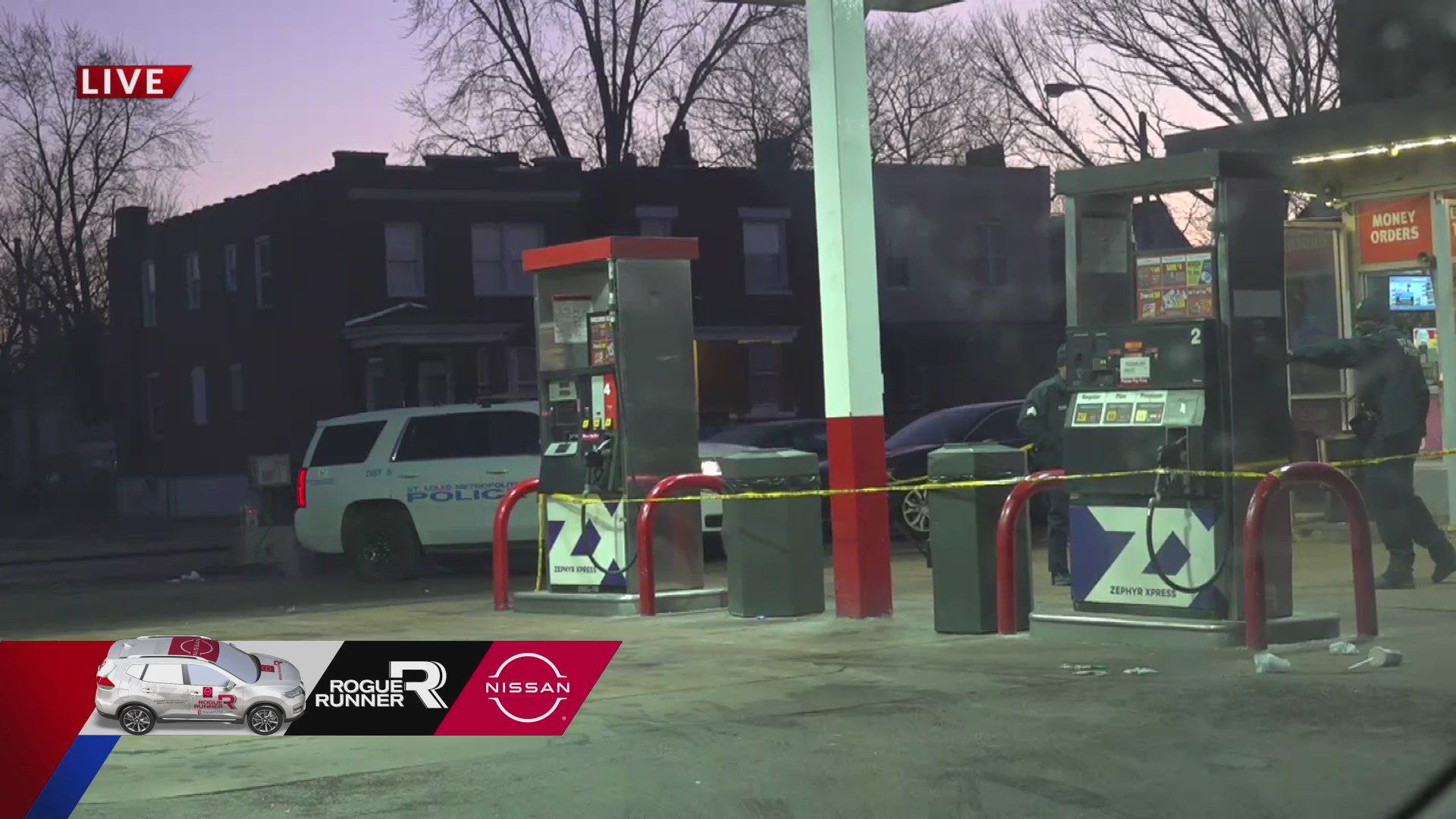 Man shot at a ZX gas station in St. Louis City Monday morning FOX 2