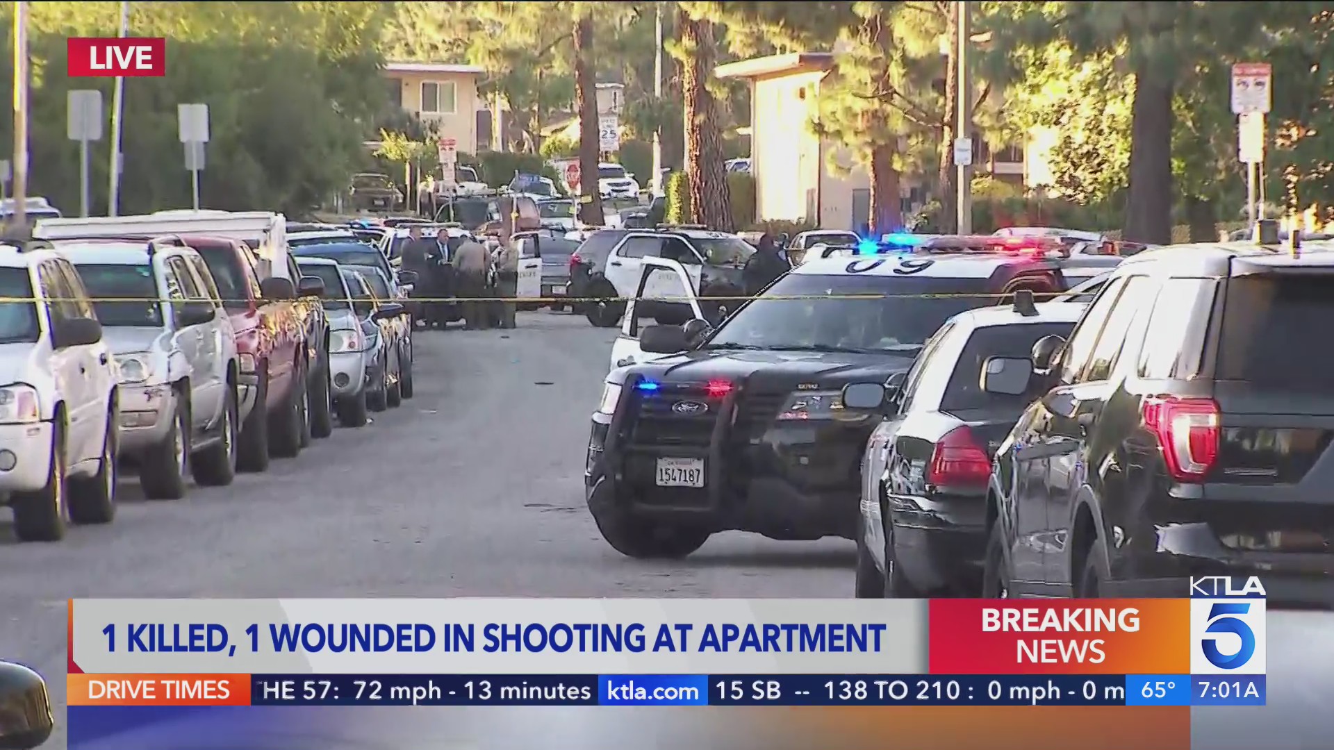 1 killed, 1 hospitalized in apartment complex shooting in L.A. County ...