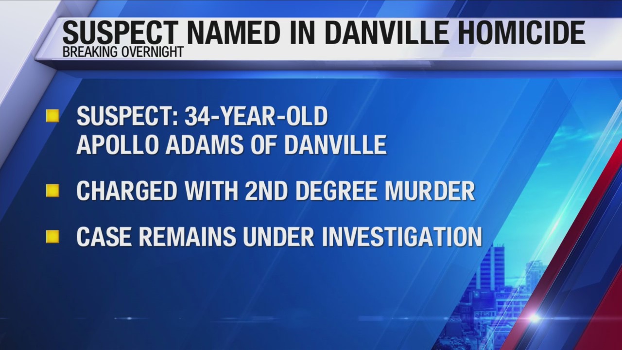 Man charged with seconddegree murder in Danville homicide