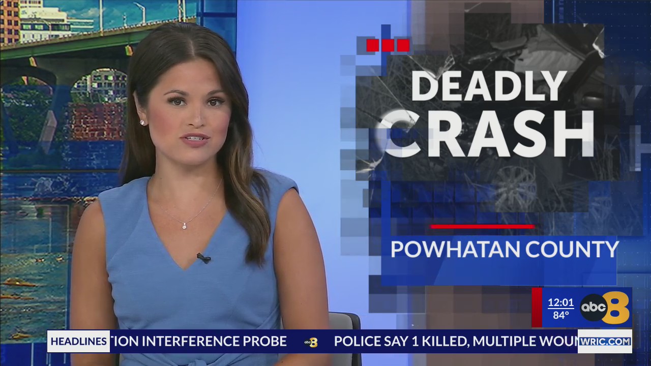 61yearold woman killed in Powhatan County crash after running off the