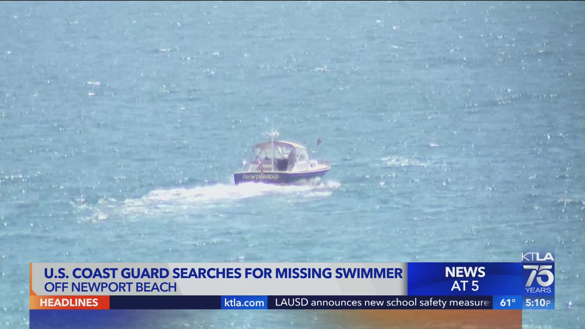 Search continues for missing swimmer in Corona Del Mar – KTLA