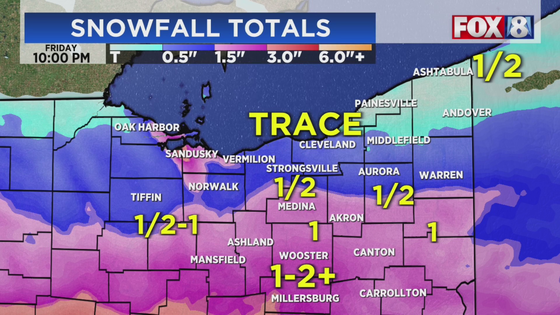 Snowy conditions causing accidents in NE Ohio – Fox 8 Cleveland WJW