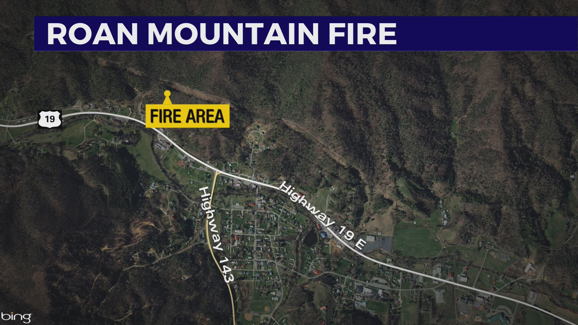 Div. of Forestry Roan Mountain fire grows to 90 acres WJHL Tri