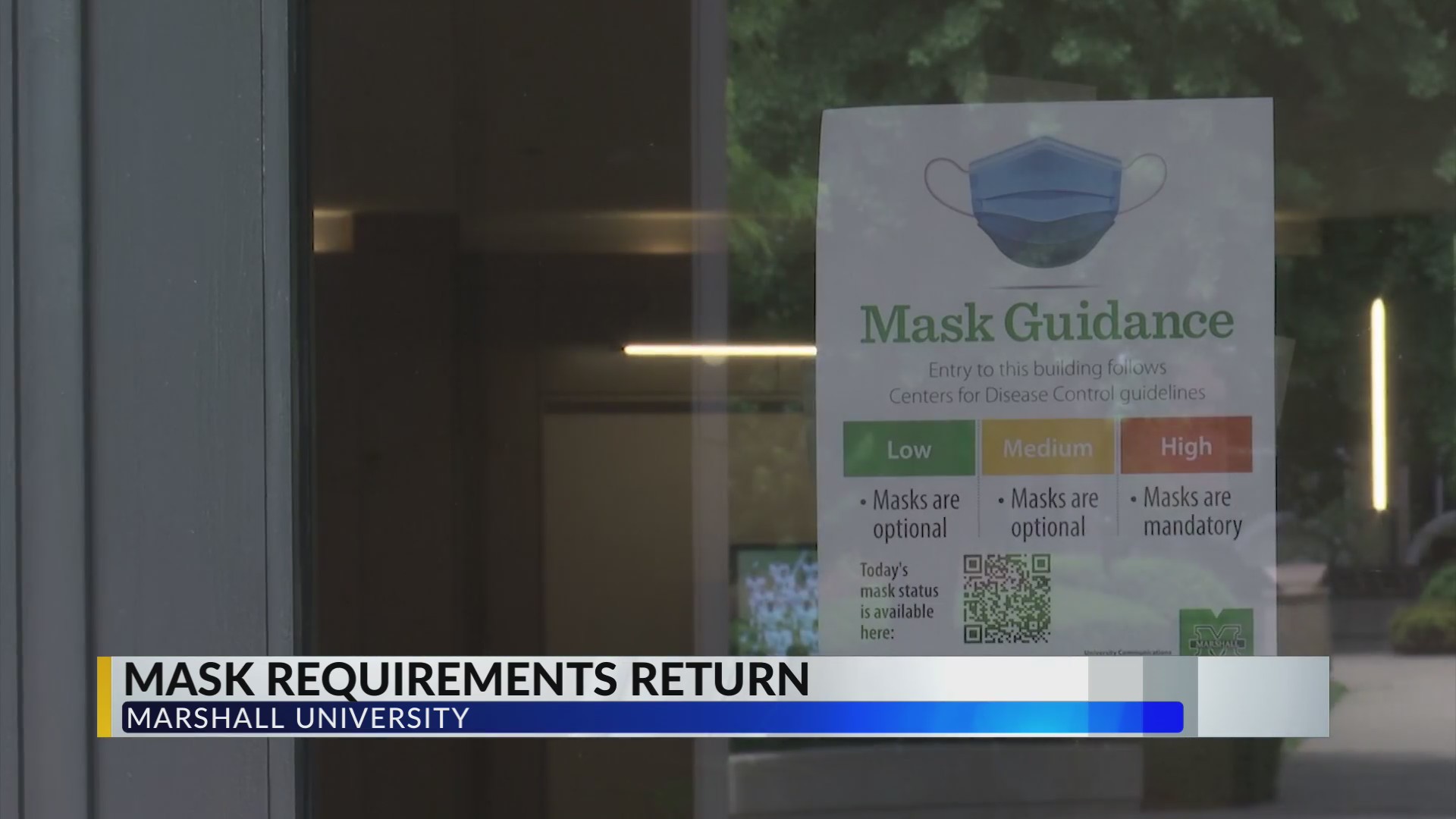 Marshall brings back the mask requirement WOWK 13 News