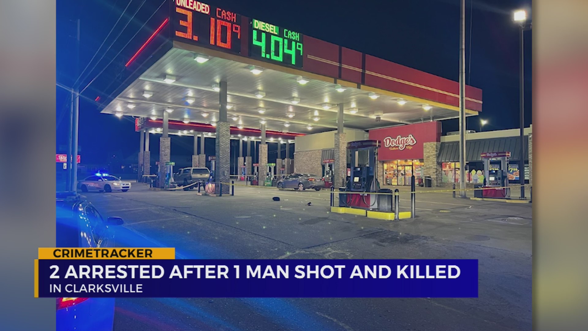 One dead, two in custody after gas station shooting in Clarksville ...