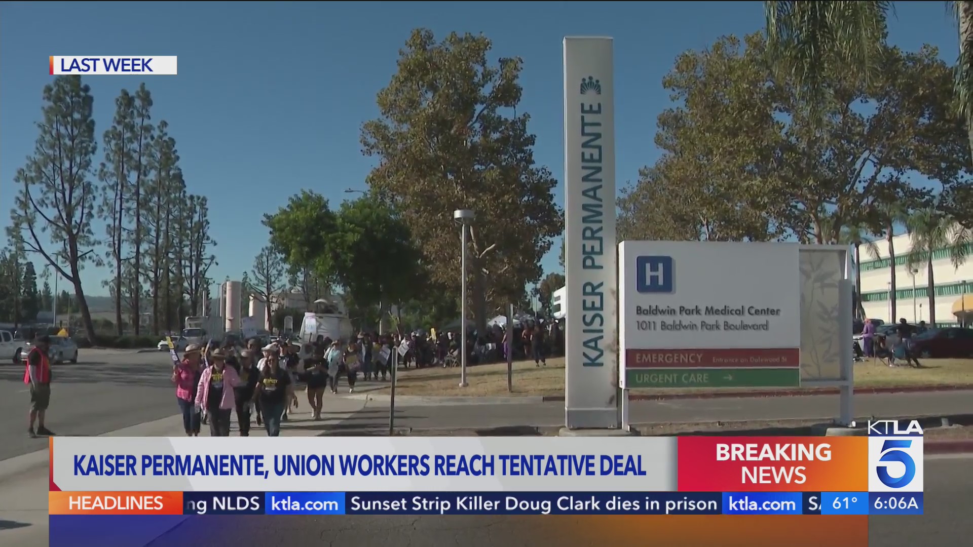Kaiser Permanente reaches tentative deal with health care workers – KTLA