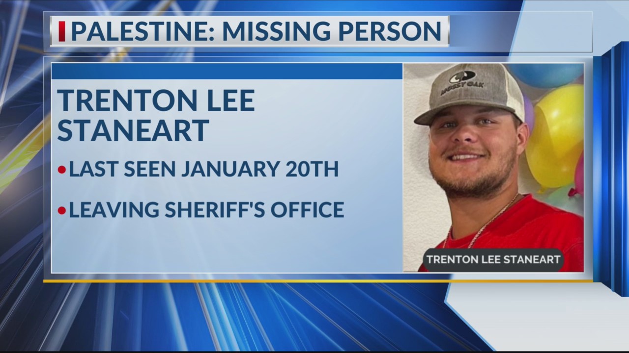 Palestine Police Department searching for man last seen leaving sheriff
