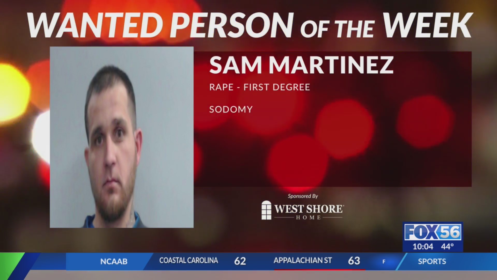 Lexington man wanted on rape, sodomy charges – FOX 56 News