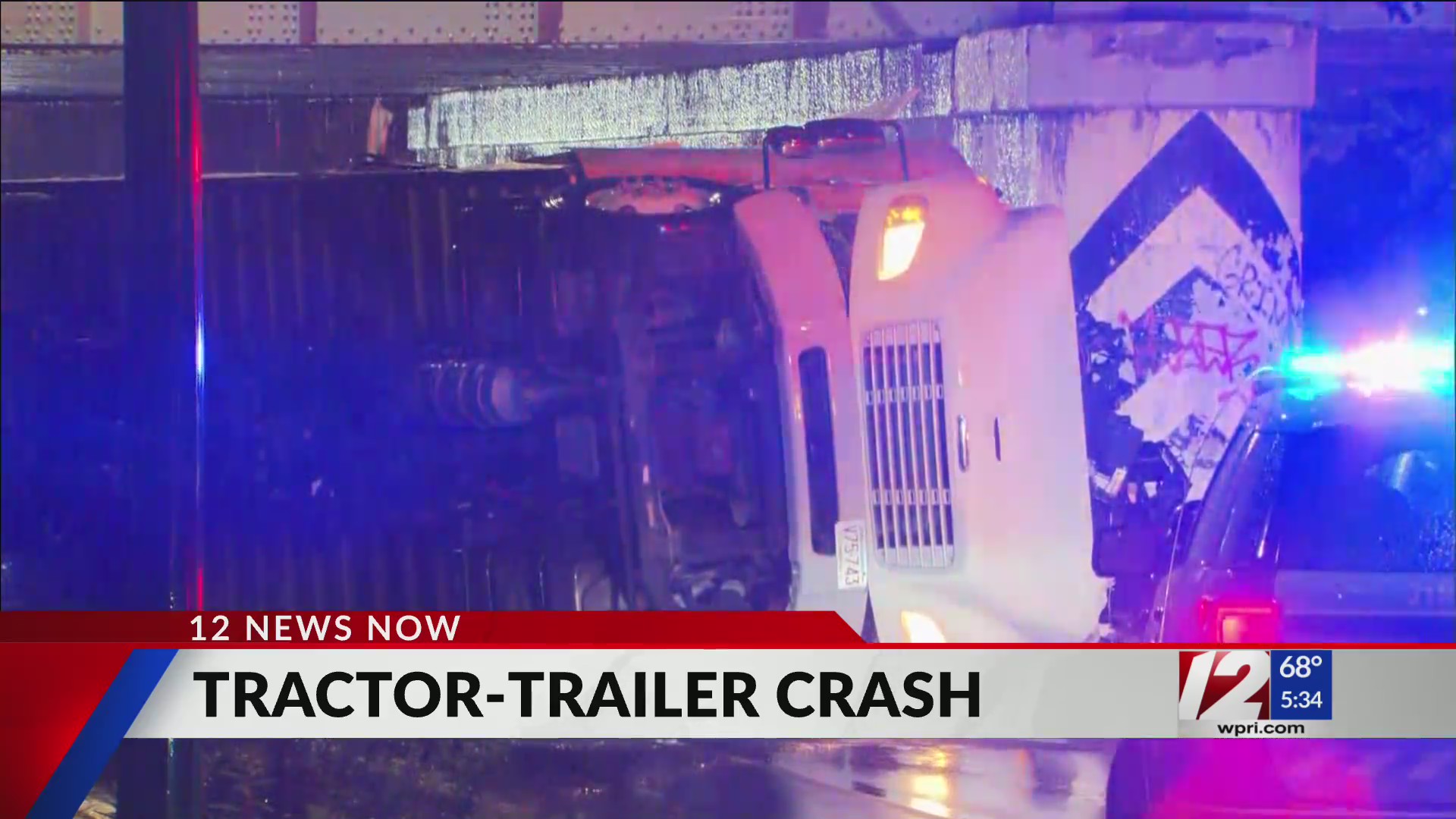 Tractor-trailer rollover spills sprouts, oil onto Boston roadway – WPRI.com