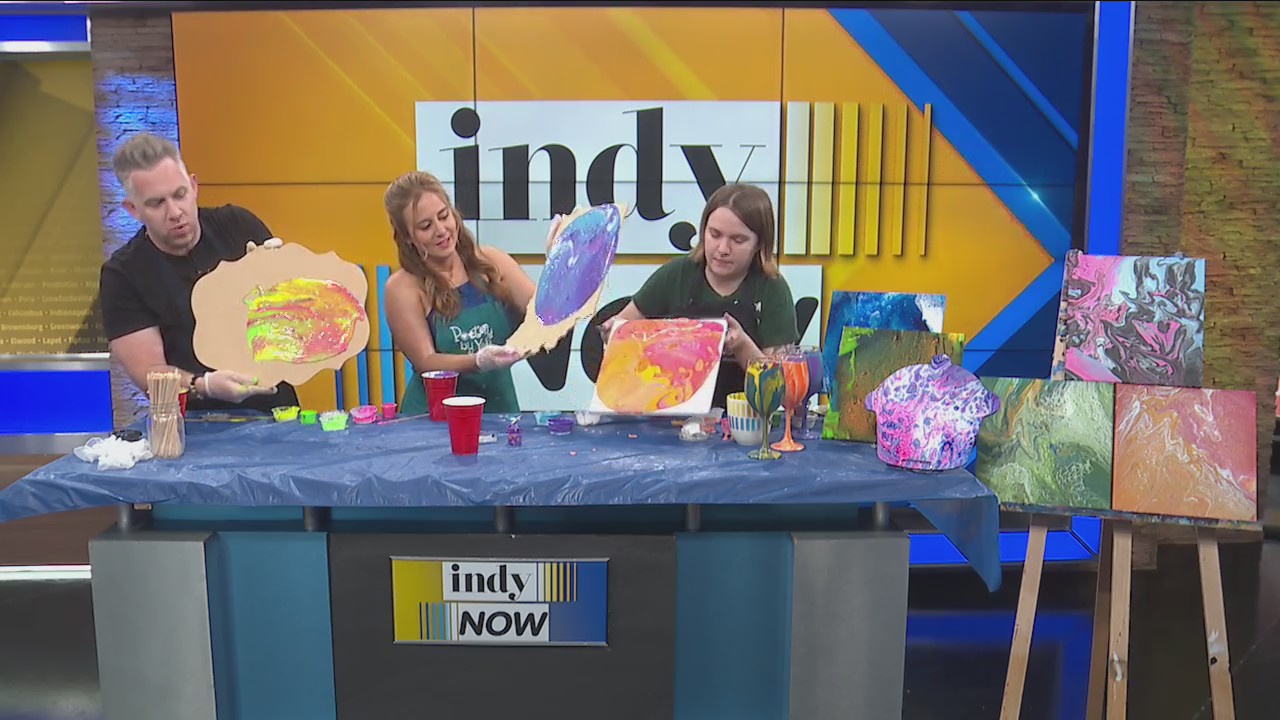 Indy Now, July 14th flow art with Pottery by You & More Fox 59