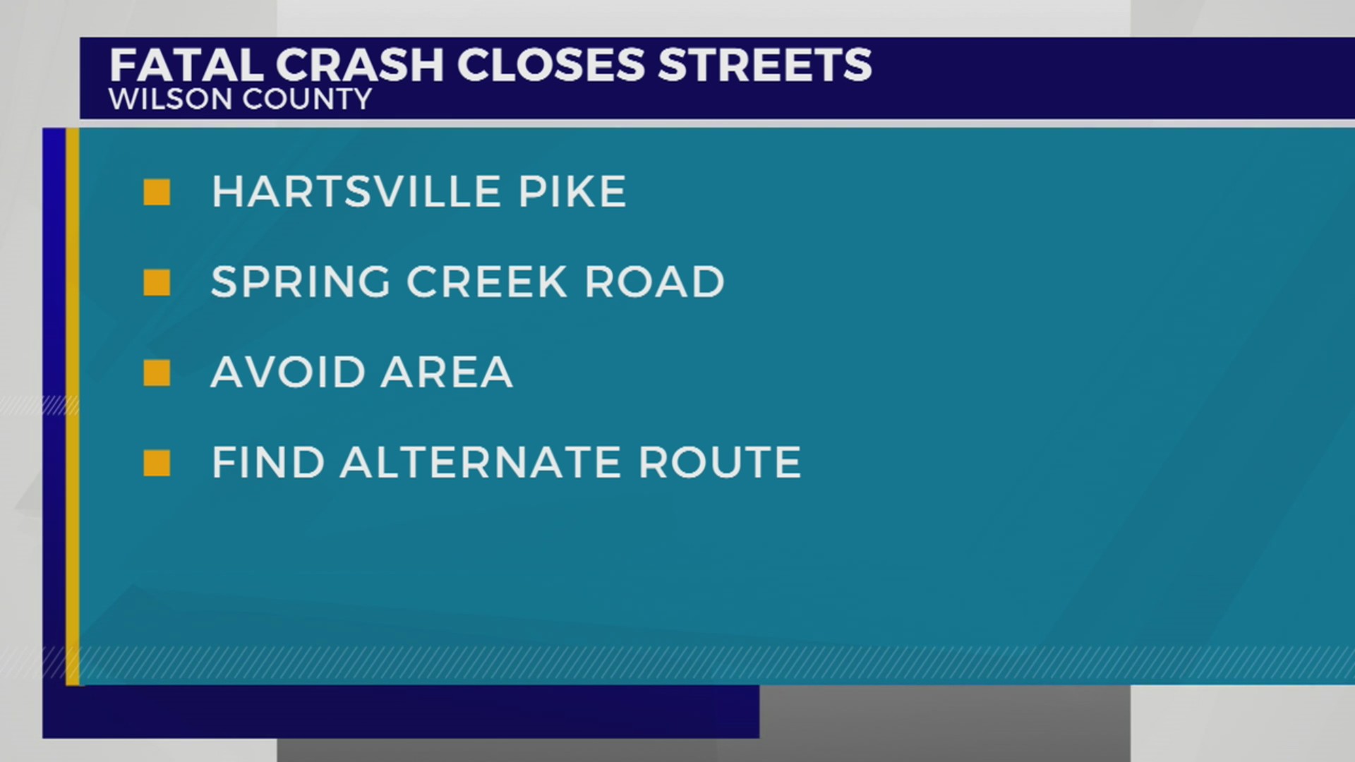At least 1 dead following Wilson County crash – WKRN News 2