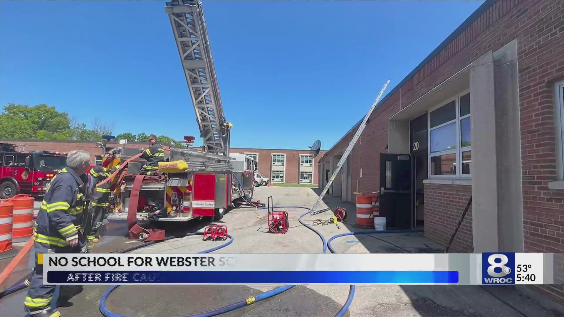 Webster Schroeder High School students sent home after fire, school