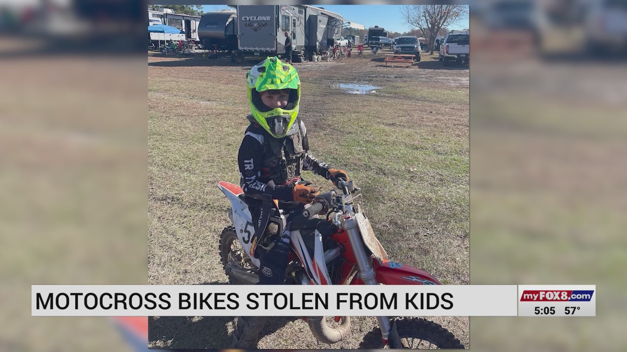 Motocross bikes stolen from kids in North Carolina – FOX8 WGHP