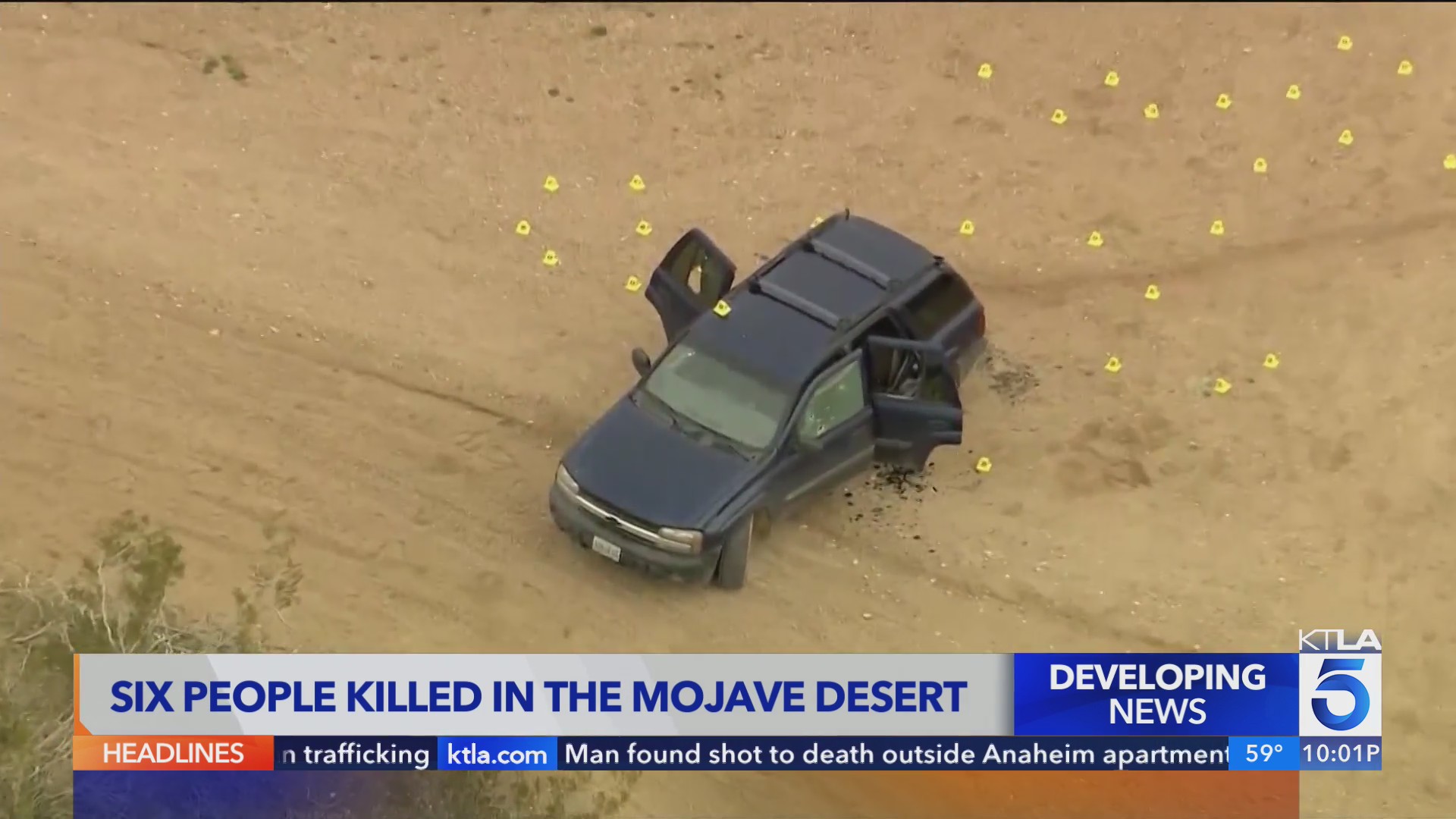 6 people found shot to death in the Mojave Desert – KTLA